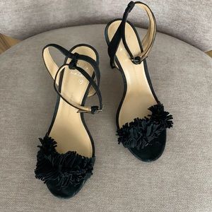 Banana Republic Suede Fringe Heels Size 8M